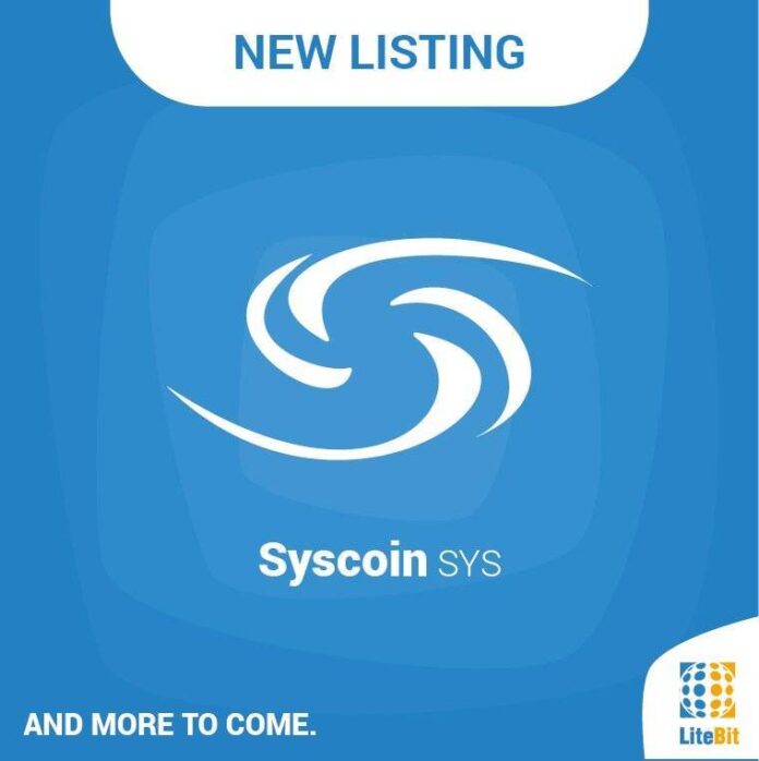SysCoin SYS kopen met iDeal bij Litebit